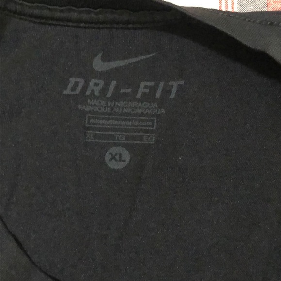 Men’s Black Nike Dri-Fit with Logo - Picture 3 of 5